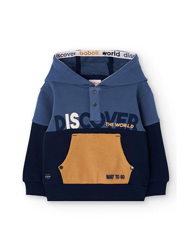 Boboli Erkek Çocuk Kanguru Cepli Sweatshirt
