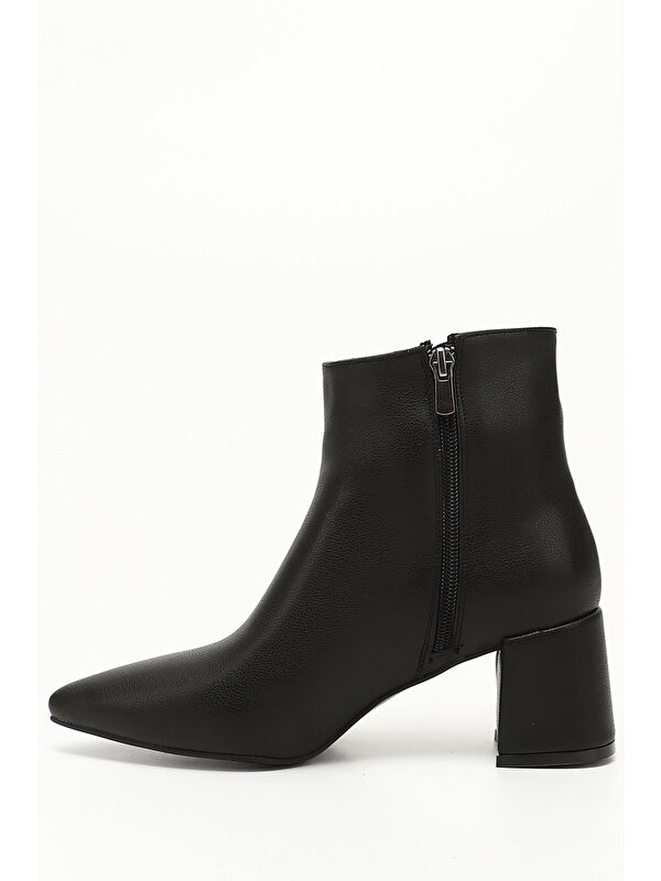 Gonderi(r) Mor Gonderi(r) Sivri Burun Topuklu Fermuarlı Kadın Bot