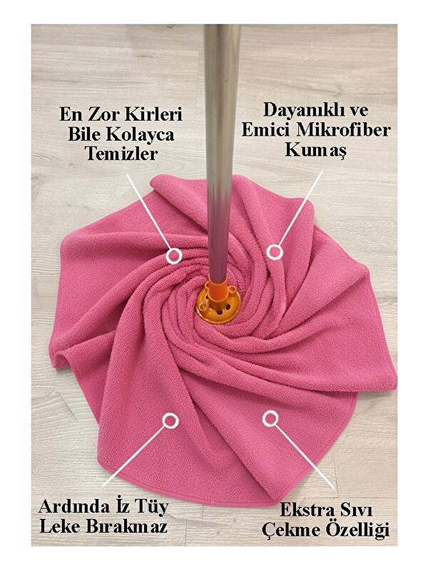 artmaster Mikrofiber Paspas Mop Yedek Ucu 1 Adet Kaliteli Mikrofiber Paspas Laminant Parke Seramik Fayans Merm