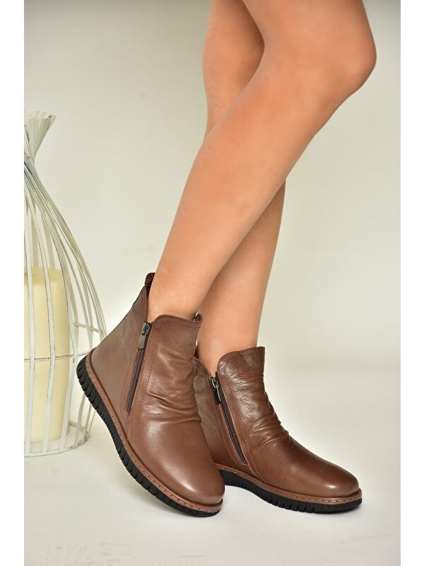 T5553663 Kahverengi Kadın Bot - Görsel 4