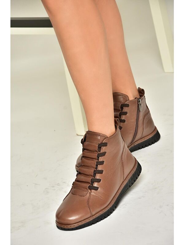 T5553662 Kahverengi Kadın Bot - Görsel 5