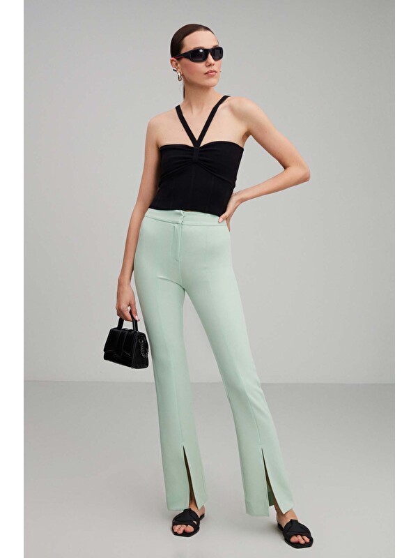 GRIMELANGE RUBY Slim MİNT YEŞİL Pantolon