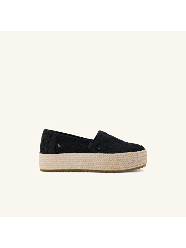 Toms Kadın Espadril 10023045 1002304 VALENCIA Floral Crochet