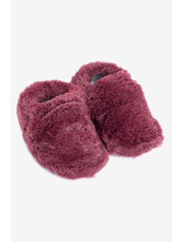 Hopfrög Beyaz Hopfrög Furry Furry Kürk Barefoot Patik (Hediye Seti)