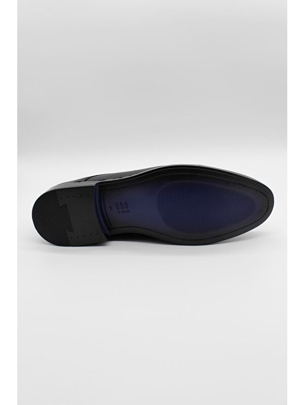 Siyah Hakiki Deri Analin Bağcıklı Klasik Ayakkabı 1033240177 - Görsel 3