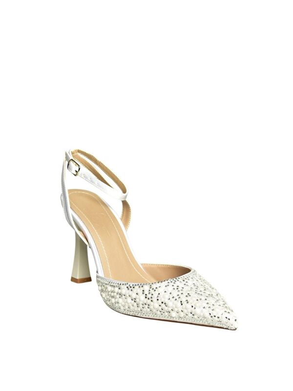 Bej Kadın Topuklu Ayakkabı U6764176 - Görsel 3