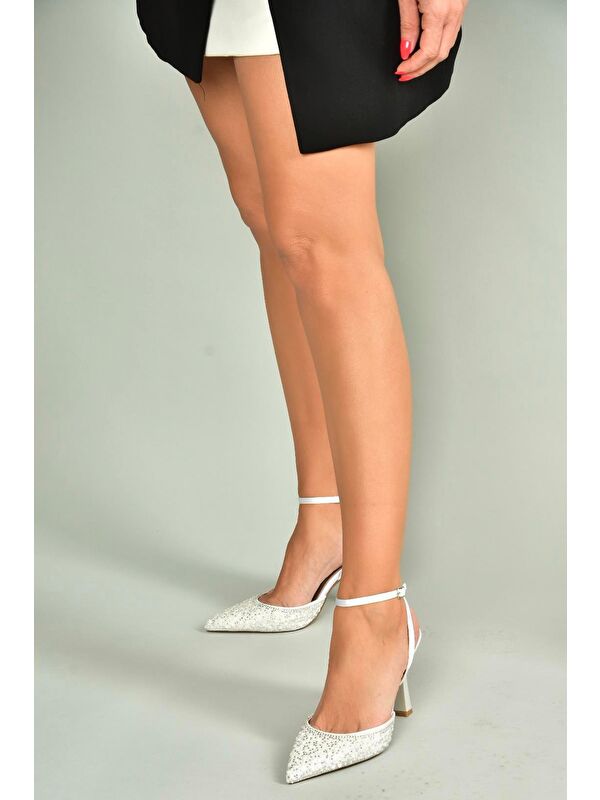 Bej Kadın Topuklu Ayakkabı U6764176 - Görsel 6