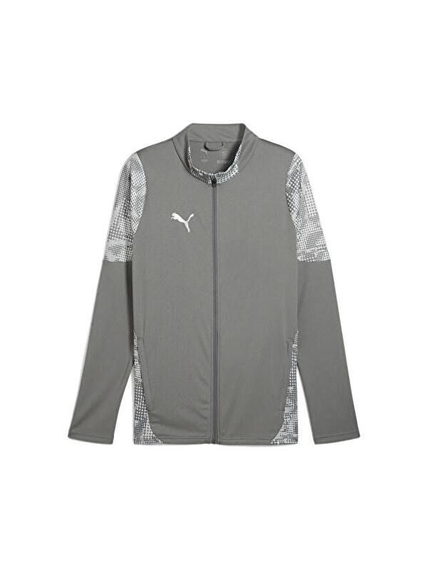 Puma Teamcup Training Jacket Erkek Futbol Antrenman Ceketi 65916513 Gri