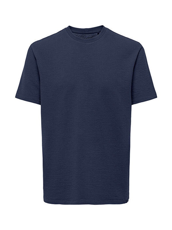 Only&Sons Onskian Pamuklu Regular Fit Bisiklet Yaka Tişört 22028692