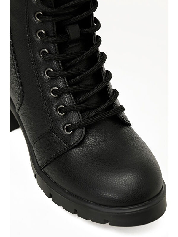 318600.Z 5PR Siyah Kadın Topuklu Bot - Görsel 8