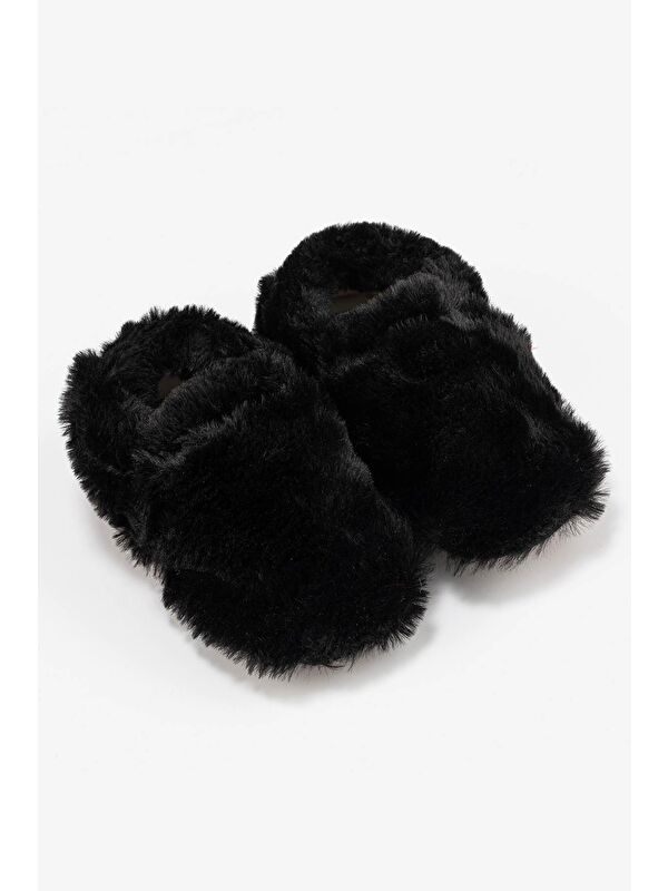 Hopfrög Beyaz Hopfrög Furry Furry Kürk Barefoot Patik (Hediye Seti)