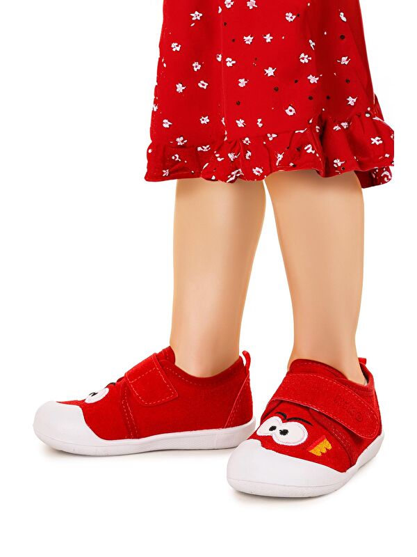 Cookie Cırtlı Kız Bebek İlk Adım Panduf Ayakkabı - Görsel 3