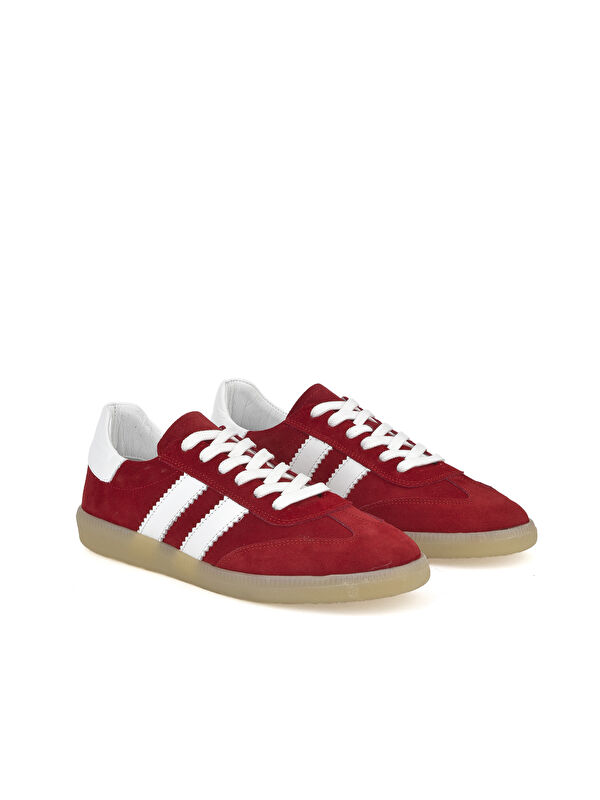 Kadın Hakiki Deri Sneaker 1511035Z64032 Kırmızı - Görsel 3