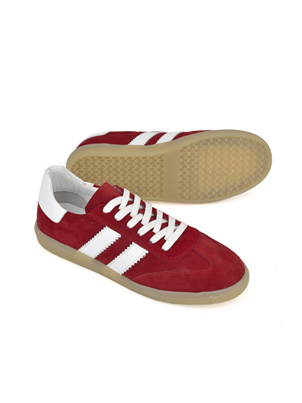 Kadın Hakiki Deri Sneaker 1511035Z64032 Kırmızı - Görsel 5