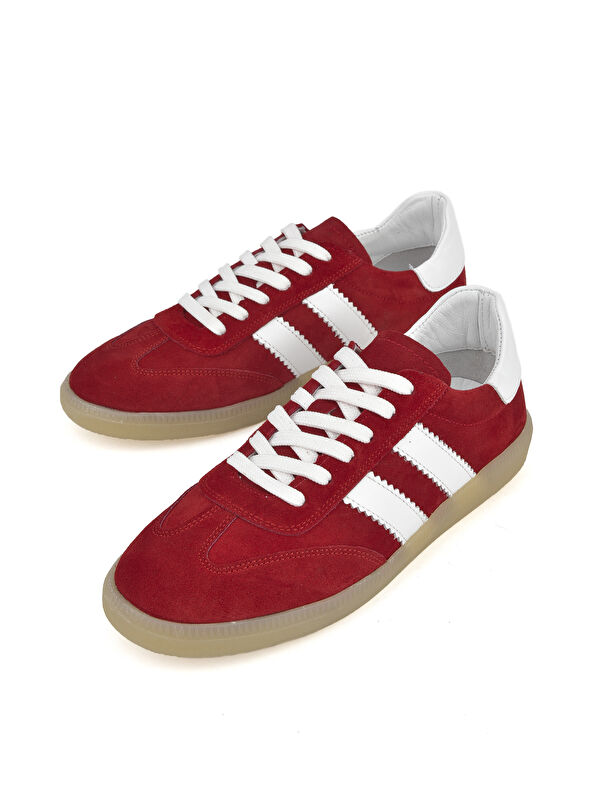 Kadın Hakiki Deri Sneaker 1511035Z64032 Kırmızı - Görsel 6