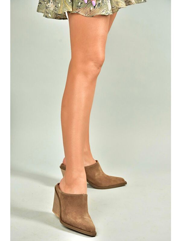 Vizon Kadın Topuklu Ayakkabı U6548061 - Görsel 4