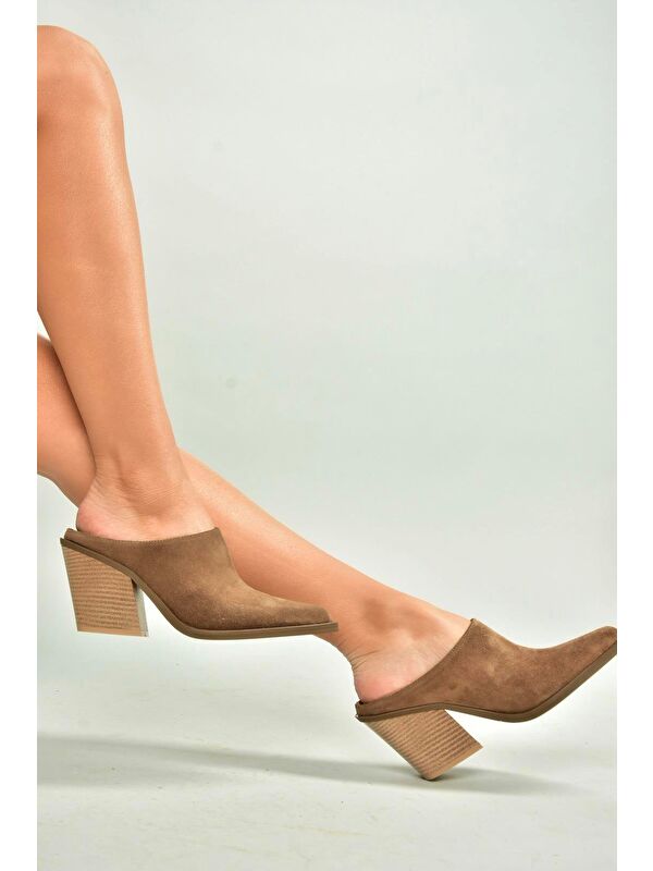 Vizon Kadın Topuklu Ayakkabı U6548061 - Görsel 5