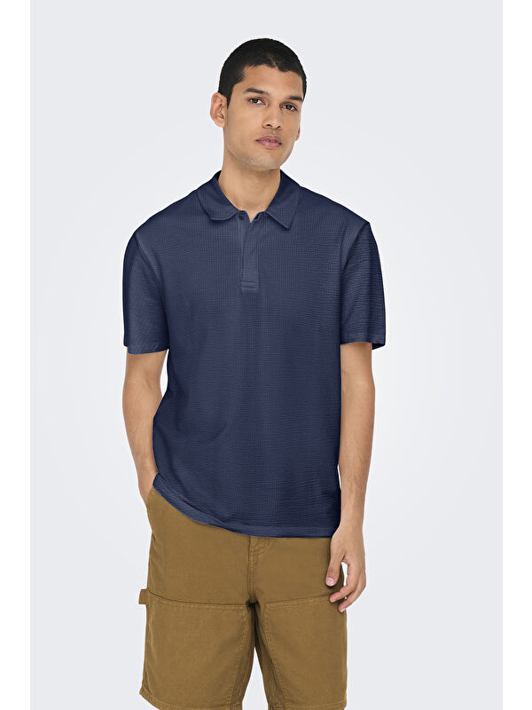 Only&Sons Onskian Pamuklu Regular Fit Düğmeli Polo Yaka Tişört 22028694