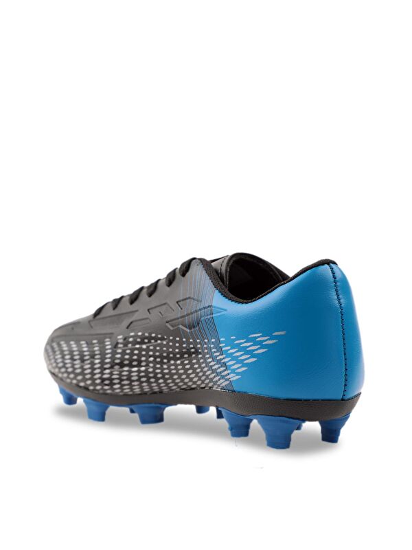 SCORE I KRP Futbol Erkek Çocuk Krampon Ayakkabı Siyah / Saks Mavi - Görsel 4