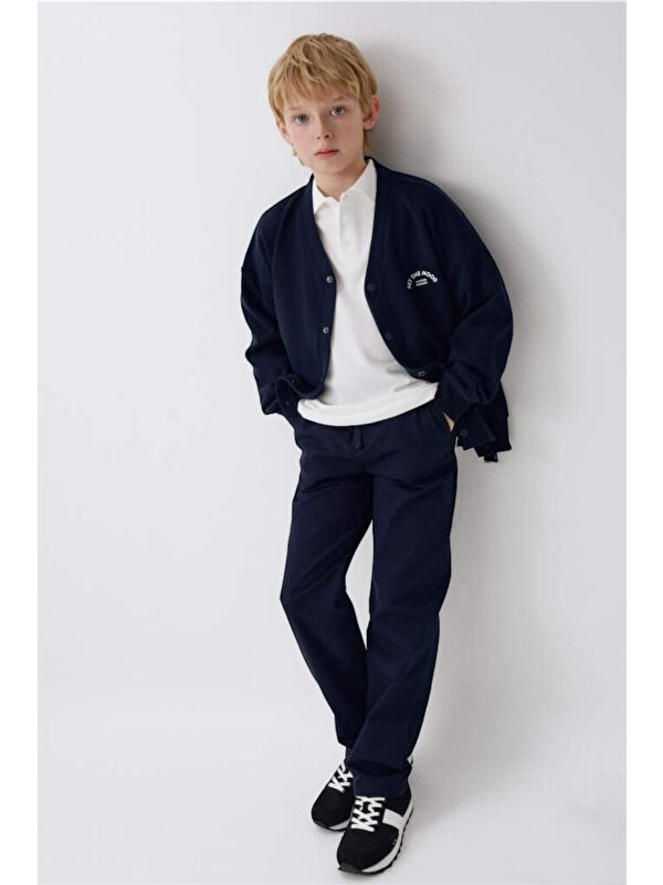 A.S.L GOLF CLUB Kız Çocuk Wide Baggy Fit Geniş Paça Jean Pantolon