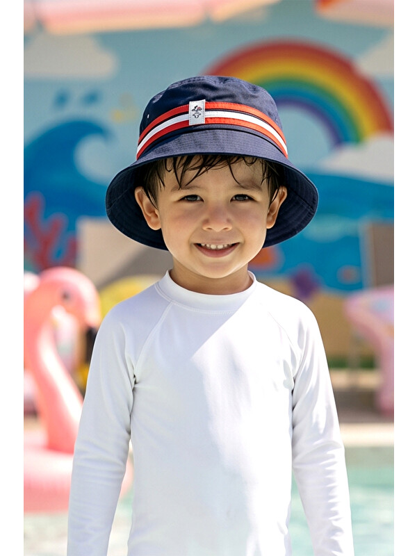 Remsa Erkek Çocuk 4-8 Yaş Bucket Şapka 02-R025 Lacivert
