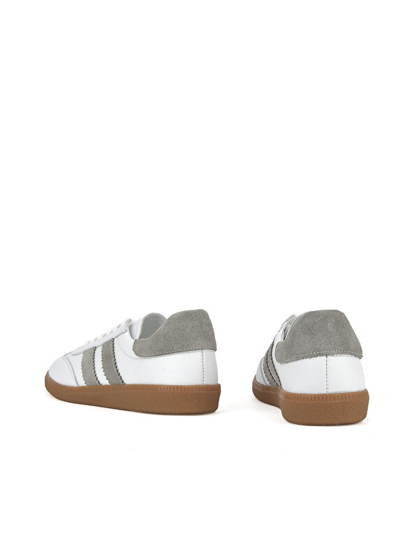 Kadın Hakiki Deri Sneaker 1511035Z6403 Beyaz - Görsel 4