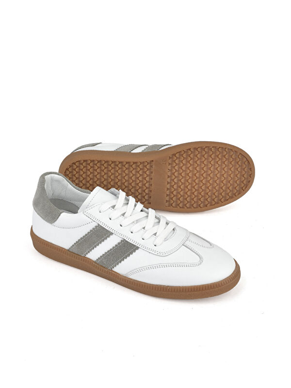 Kadın Hakiki Deri Sneaker 1511035Z6403 Beyaz - Görsel 5