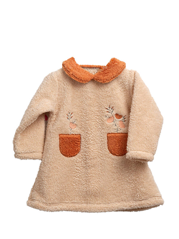 Modanino Kız Bebek Pelüş Elbise 6-36 Ay 12473