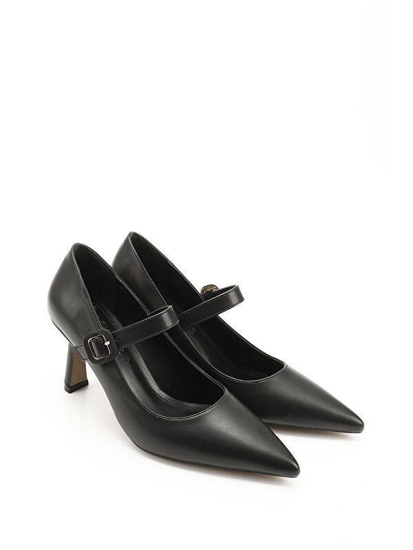 Gonderi(r) Bej Gonderi(r) Sivri Burun Kadın Kadeh Ökçe Ayakkabı