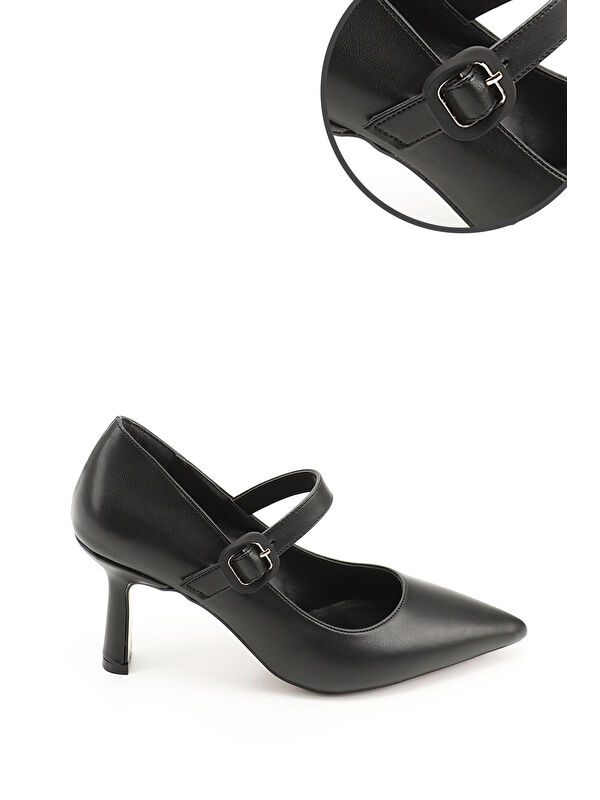 Gonderi(r) Bej Gonderi(r) Sivri Burun Kadın Kadeh Ökçe Ayakkabı