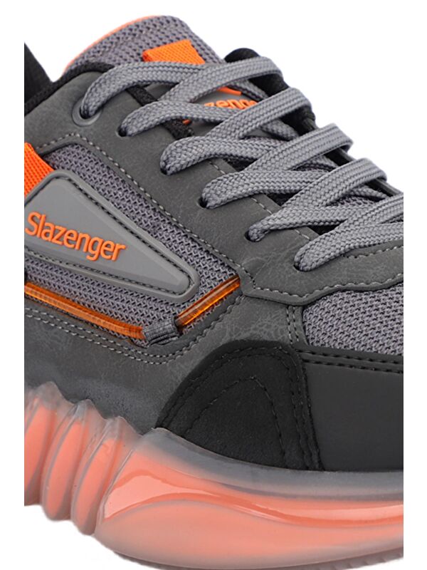 ZENON Erkek Sneaker Ayakkabı Koyu Gri - Görsel 5