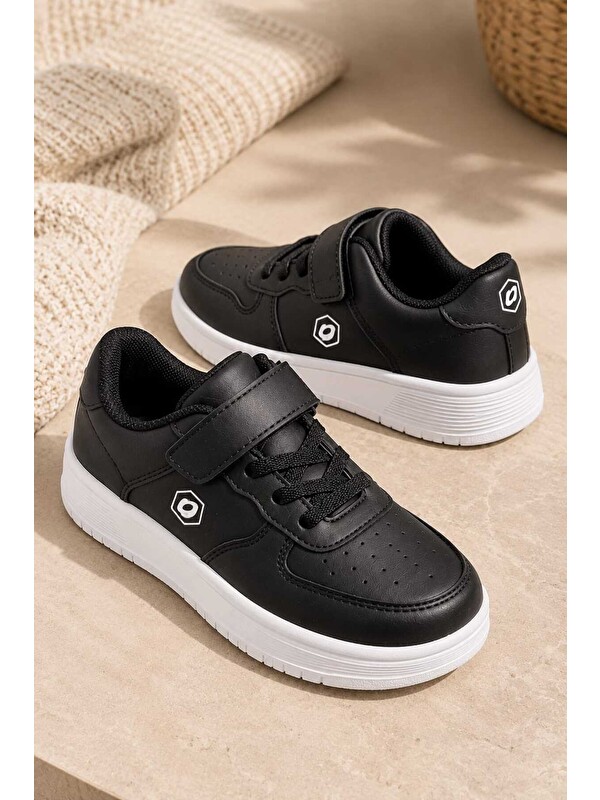 Slipcat Unisex Çocuk Cırt Cırtlı, Konforlu, Hafif, Modern Tasarım, Günlük Sneaker Spor Ayakkabı