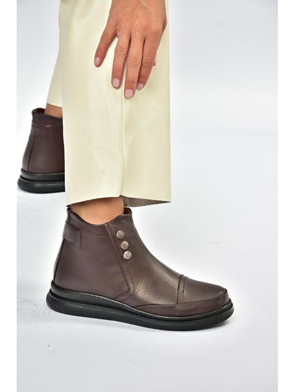 Kahverengi Kadın Bot V555070403 - Görsel 6