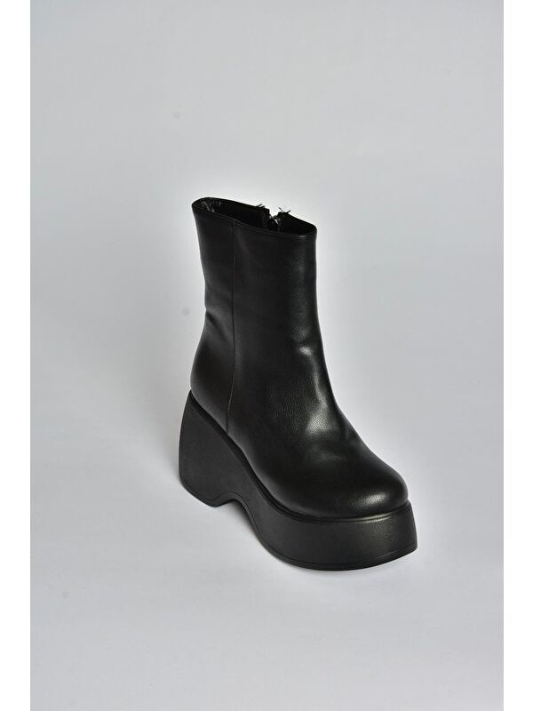 Siyah Kadın Bot V965305009 - Görsel 5