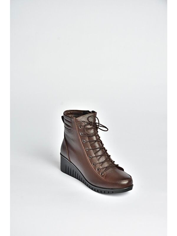 Kahverengi Kadın Bot V324245103 - Görsel 8