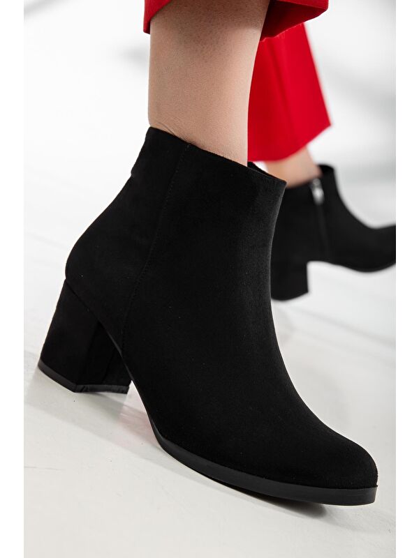 D0520 Kadın Soğuk Geçirmez Fermuarlı Bot - Görsel 3