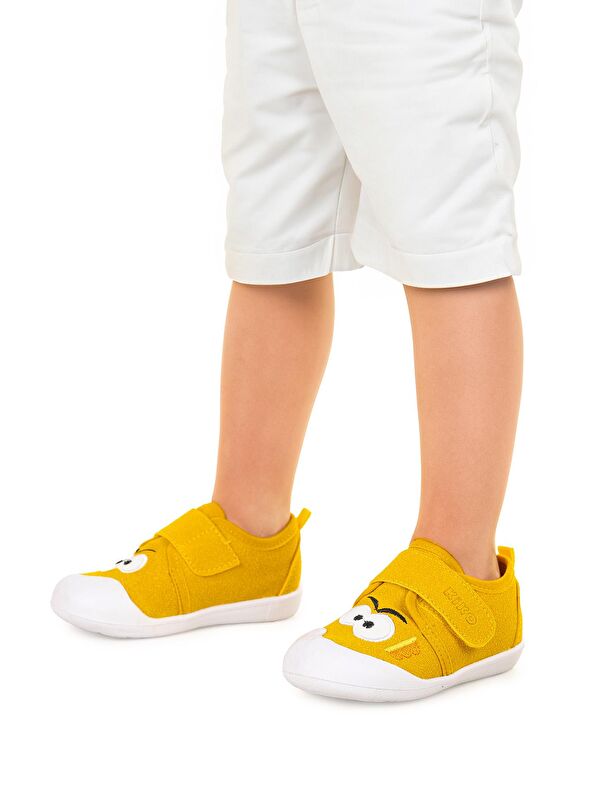 Cookie Cırtlı Erkek Bebek İlk Adım Panduf Ayakkabı - Görsel 3