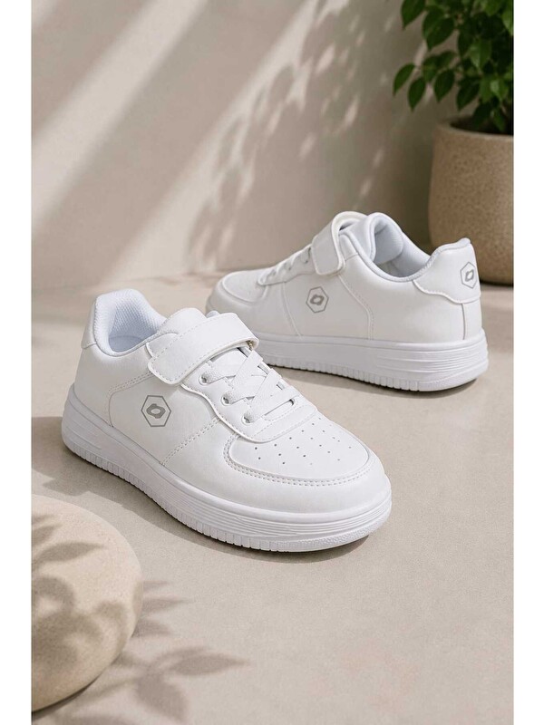 Slipcat Unisex Çocuk Cırt Cırtlı, Konforlu, Hafif, Modern Tasarım, Günlük Sneaker Spor Ayakkabı
