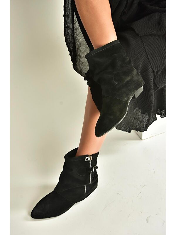Siyah Kadın Bot V380518102 - Görsel 2