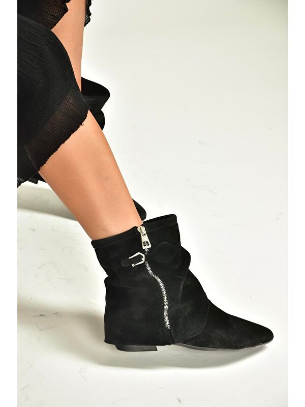 Siyah Kadın Bot V380518102 - Görsel 3