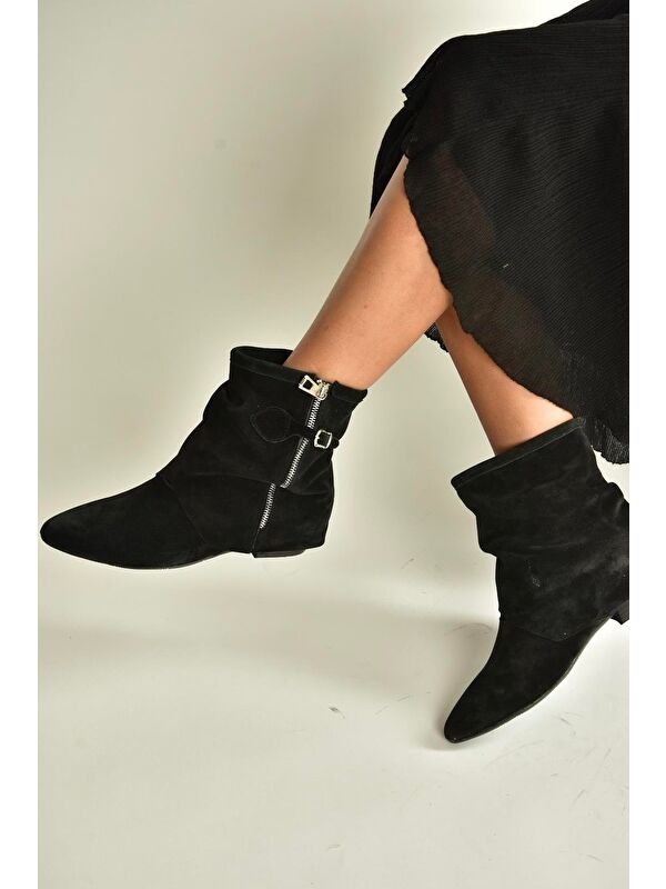 Siyah Kadın Bot V380518102 - Görsel 5
