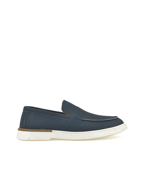 Erkek Hakiki Deri Ayakkabı 1511007ZB04 Lacivert - Görsel 2