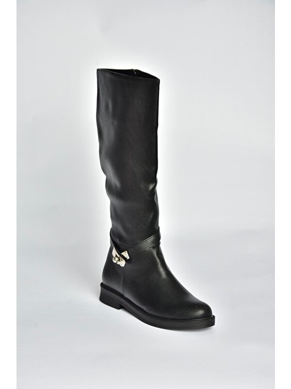 Siyah Kadın Çizme V726717109 - Görsel 7