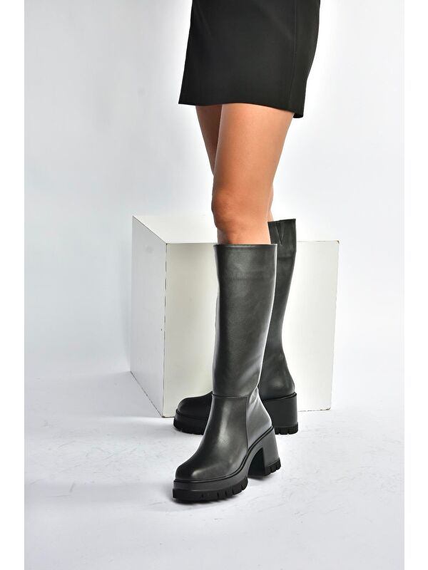 Siyah Kadın Çizme V965067009 - Görsel 3