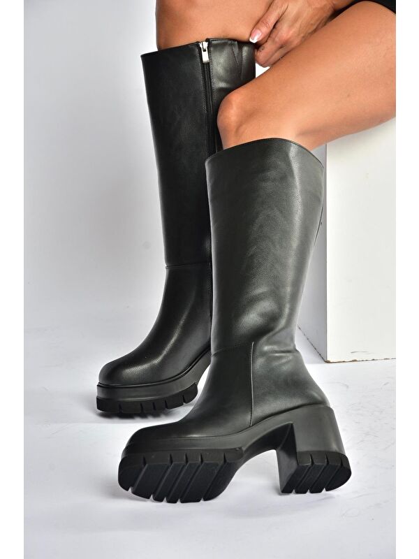 Siyah Kadın Çizme V965067009 - Görsel 5