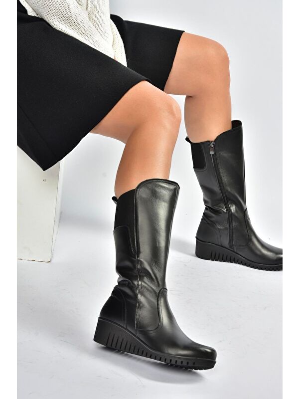 Siyah Kadın Çizme V324200803 - Görsel 2