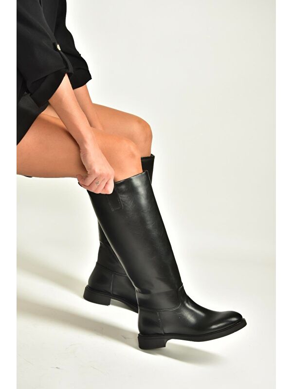 Siyah Kadın Çizme V973540209 - Görsel 2