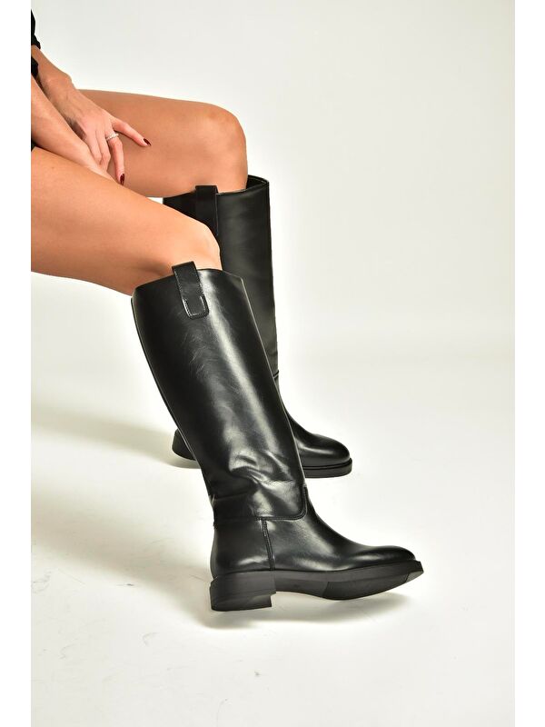Siyah Kadın Çizme V973540209 - Görsel 4