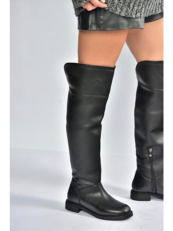 Siyah Kadın Çizme V973801009 - Görsel 3