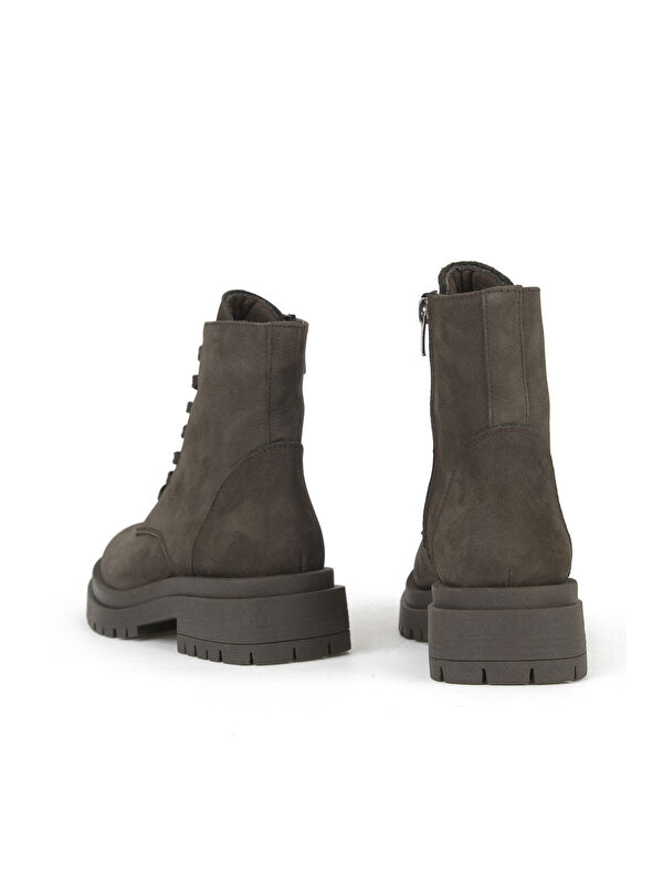 Kadın Hakiki Deri Bot 153359Z3052 Kahve - Görsel 4